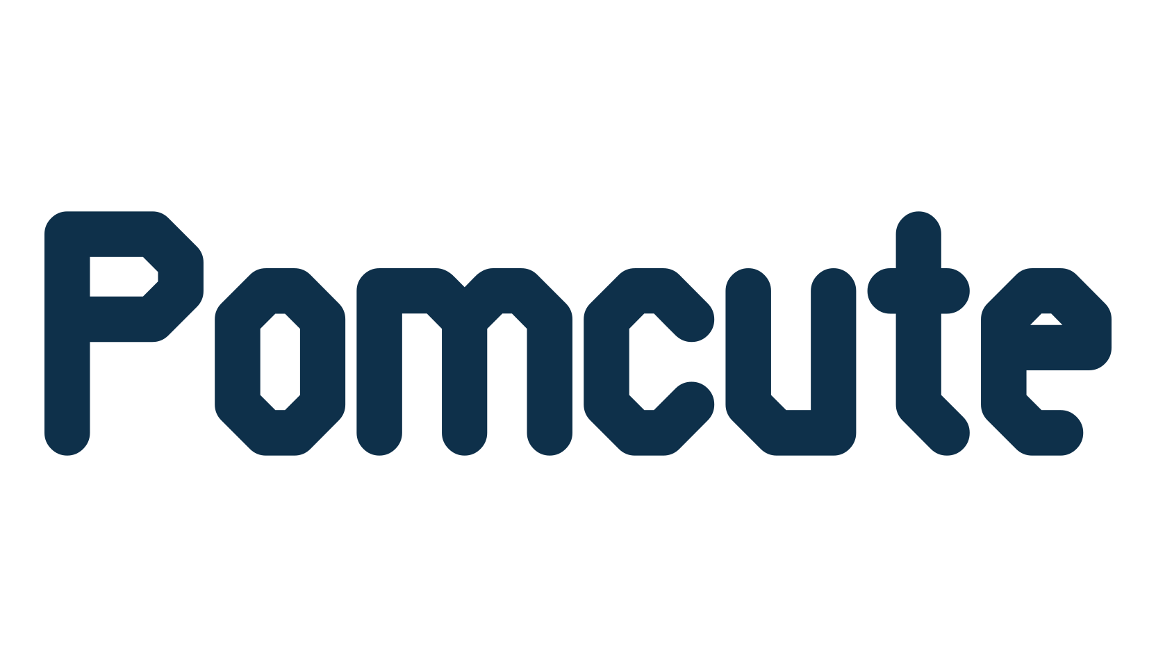 Pomcute, fancy various techno sci-fi font preview