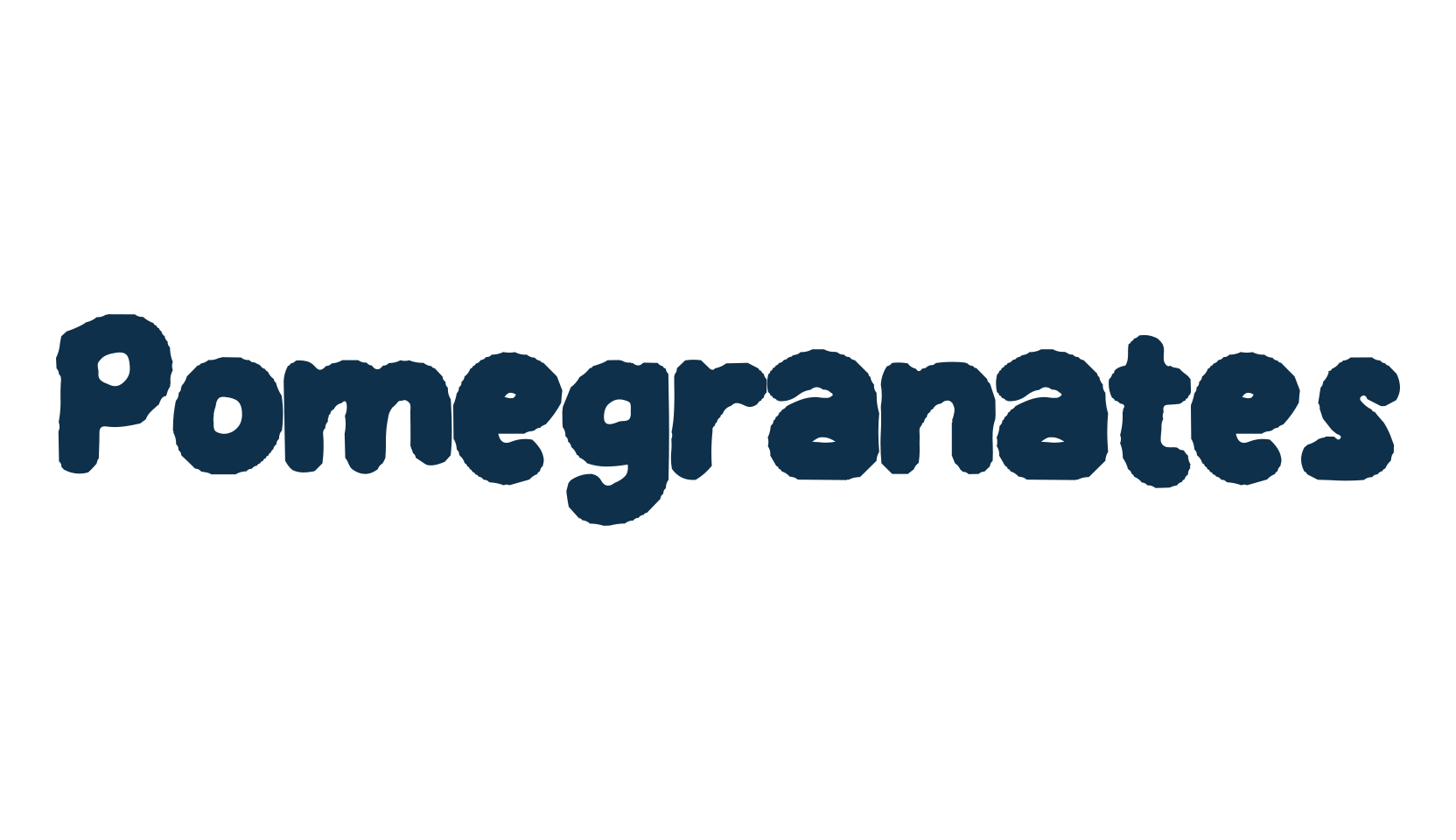 Pomegranates, script handwritten fancy decorative calligraphy font preview