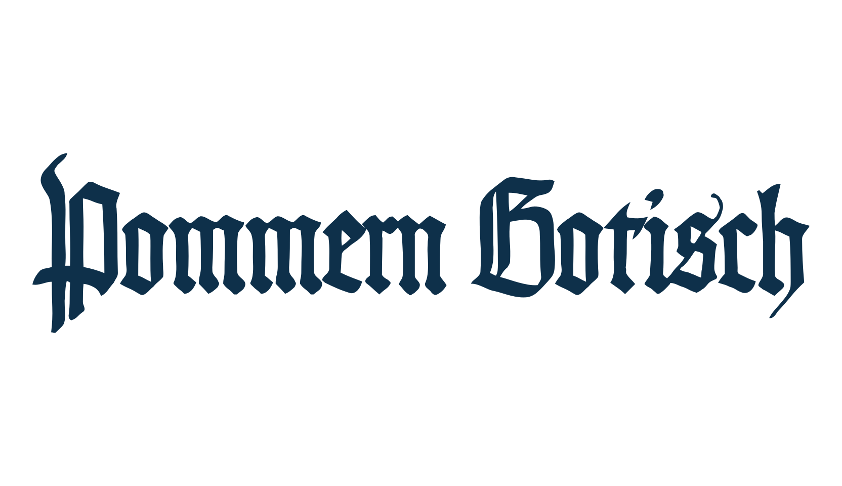 Pommern Gotisch, medieval font preview