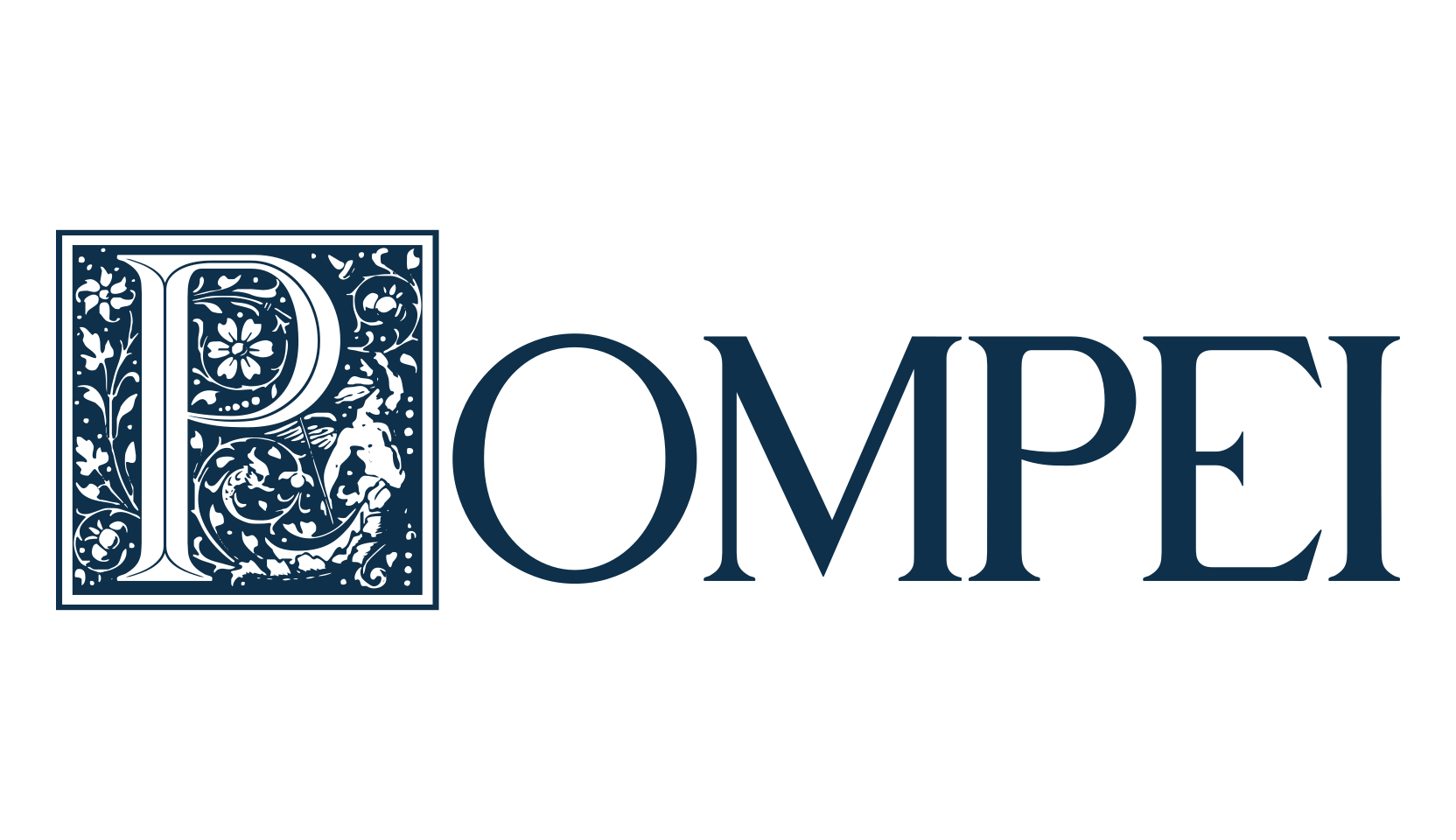 Pompei, initials font preview