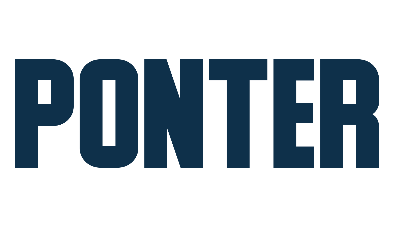 Ponter, basic sans serif font preview