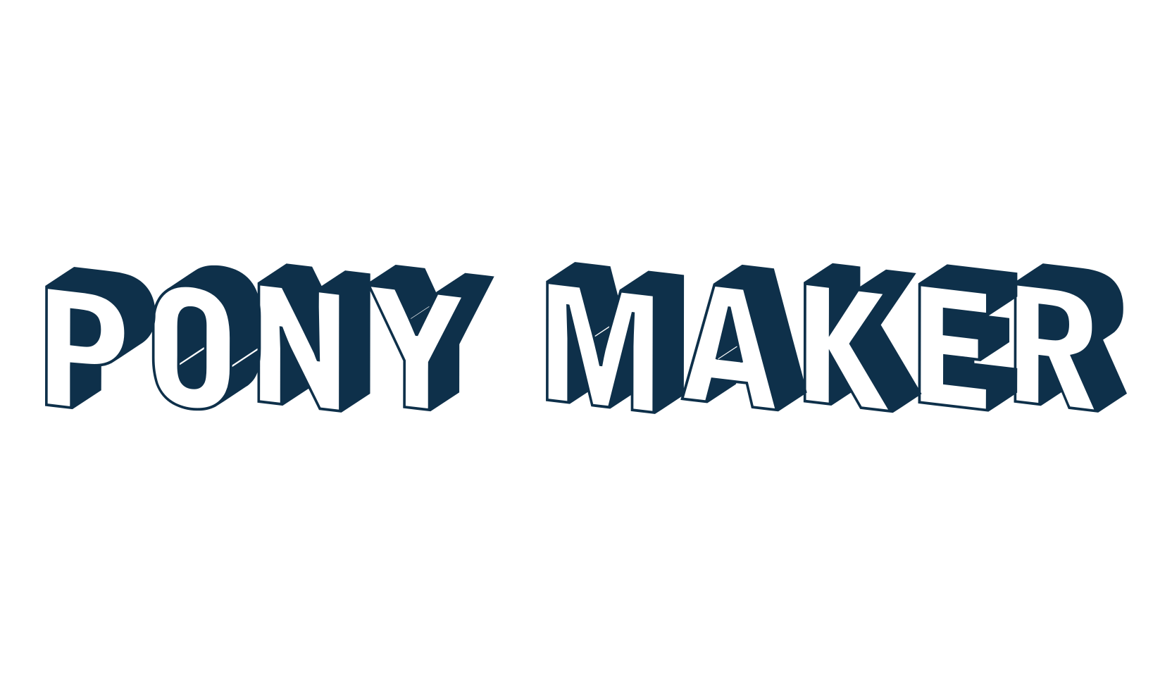 Pony Maker, various font preview