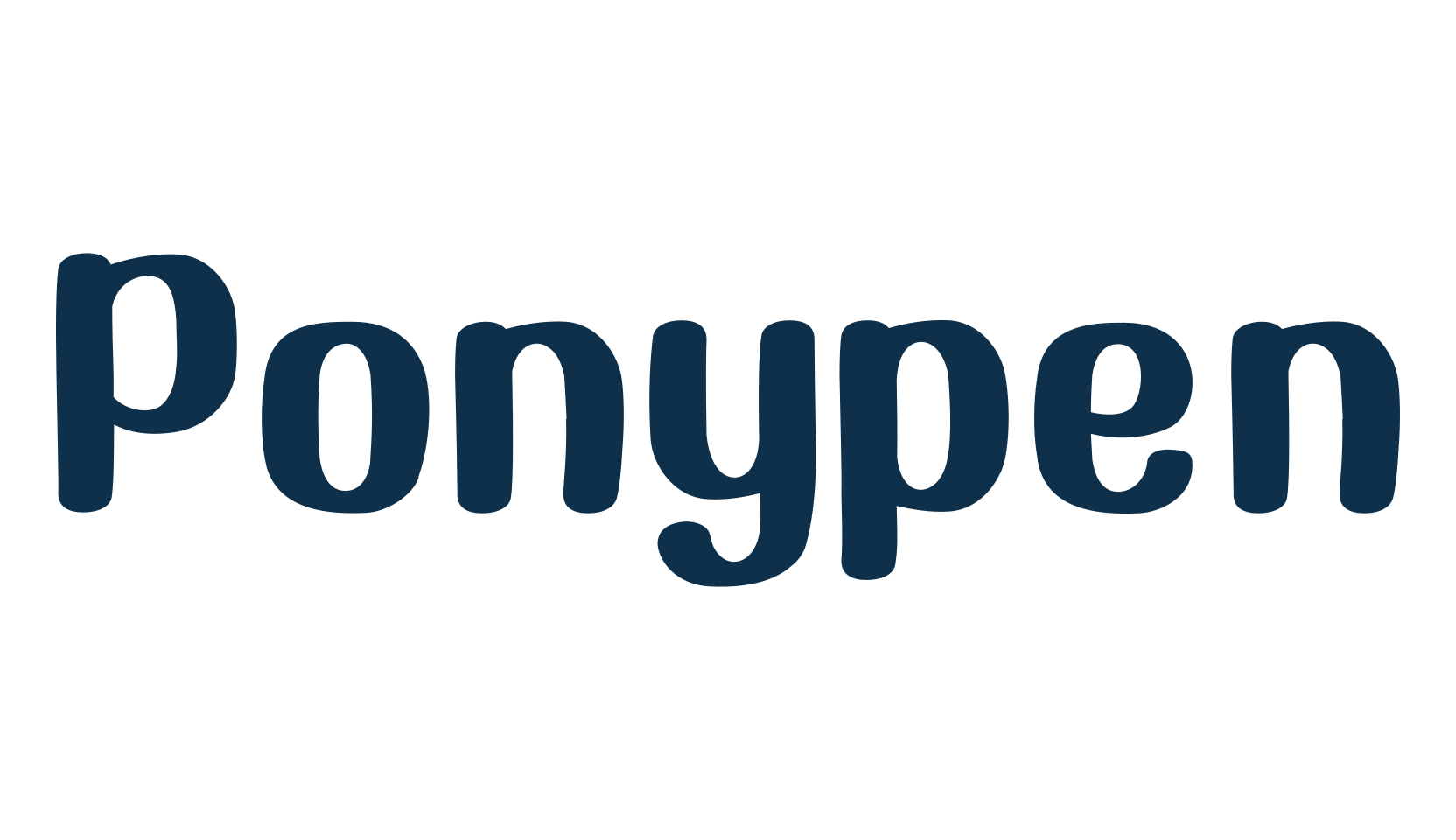 Ponypen, various font preview
