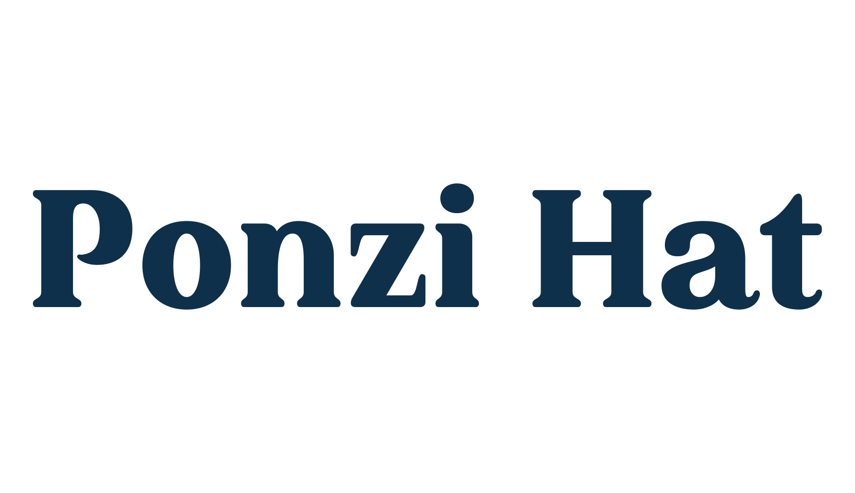 Ponzi Hat, basic serif font preview