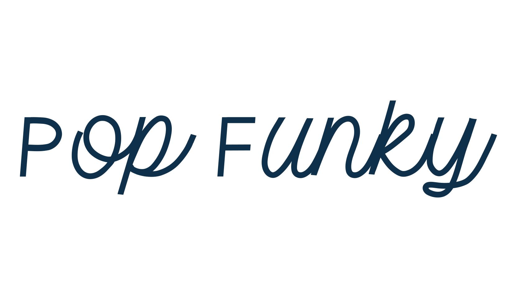 Pop Funky, various font preview
