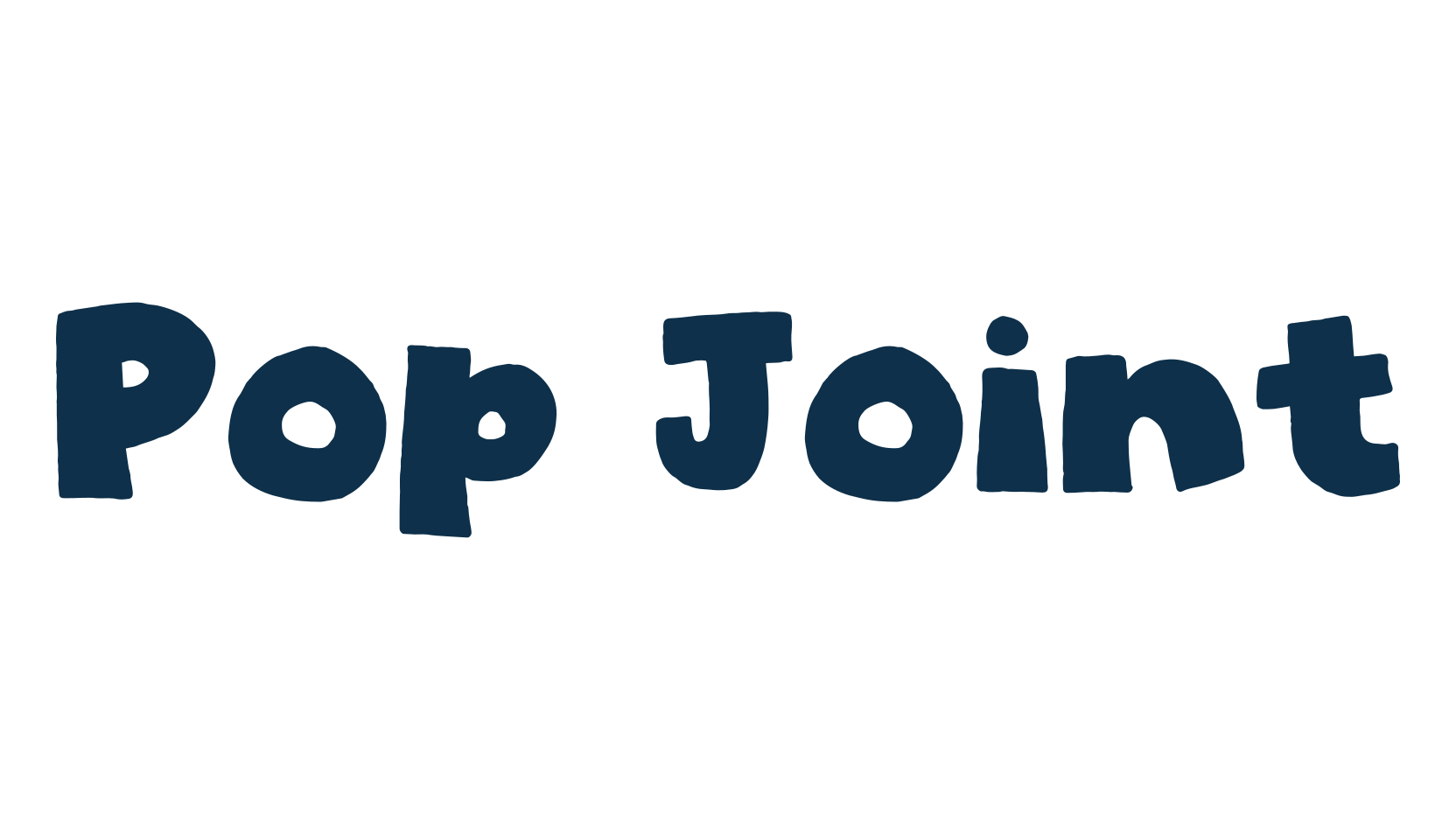 Pop Joint, cartoon font preview