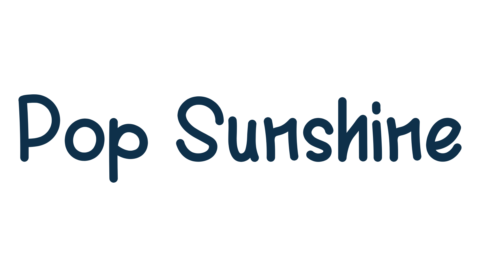 Pop Sunshine, script handwritten fancy decorative calligraphy font preview