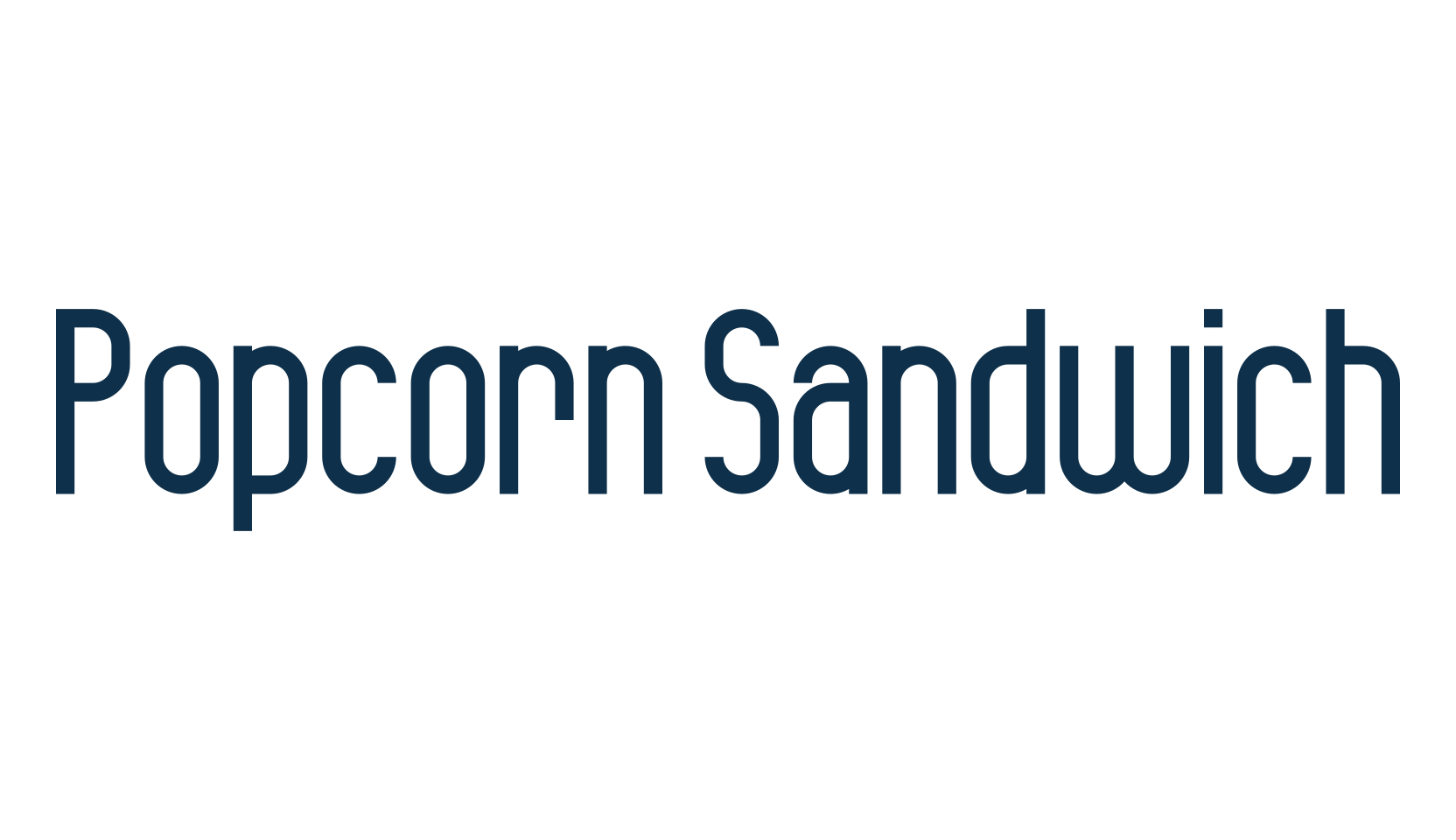 Popcorn Sandwich, basic sans serif font preview