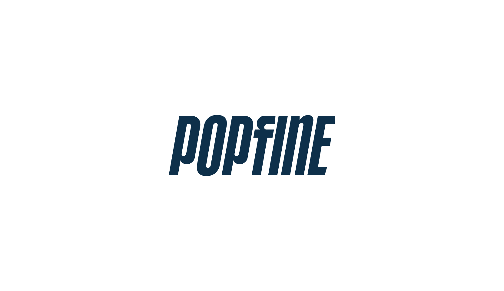 Popfine, basic sans serif font preview