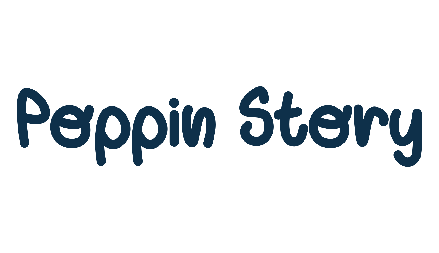 Poppin Story, fancy cartoon decorative comic font preview