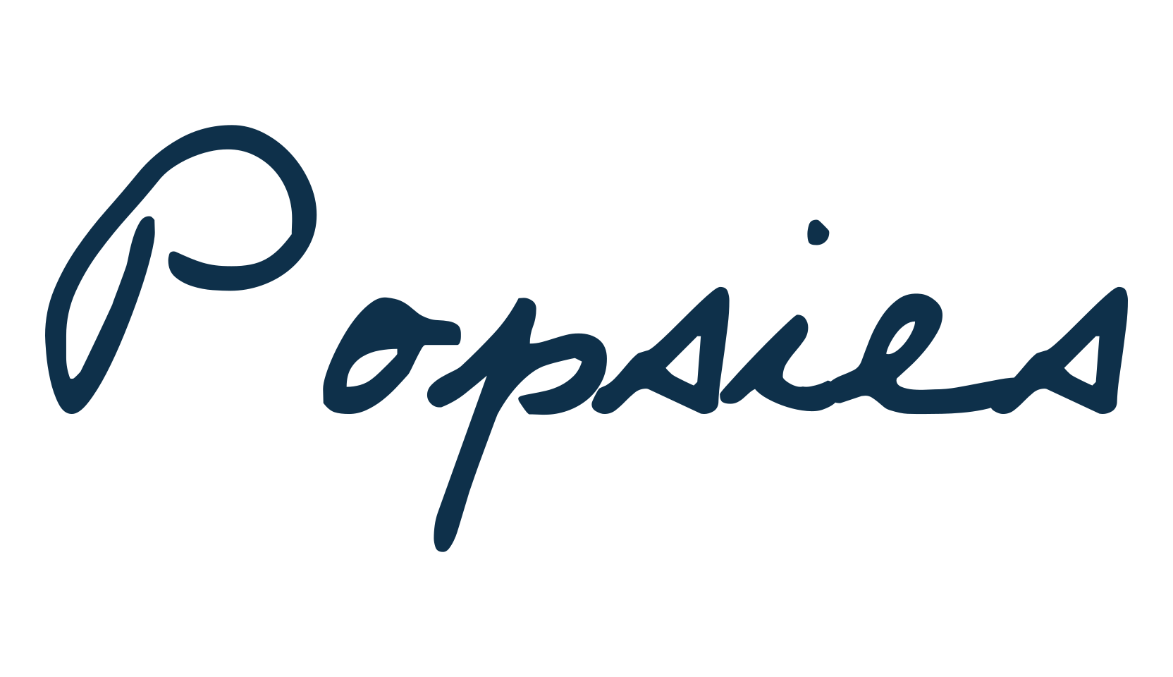 Popsies, handwriting font preview