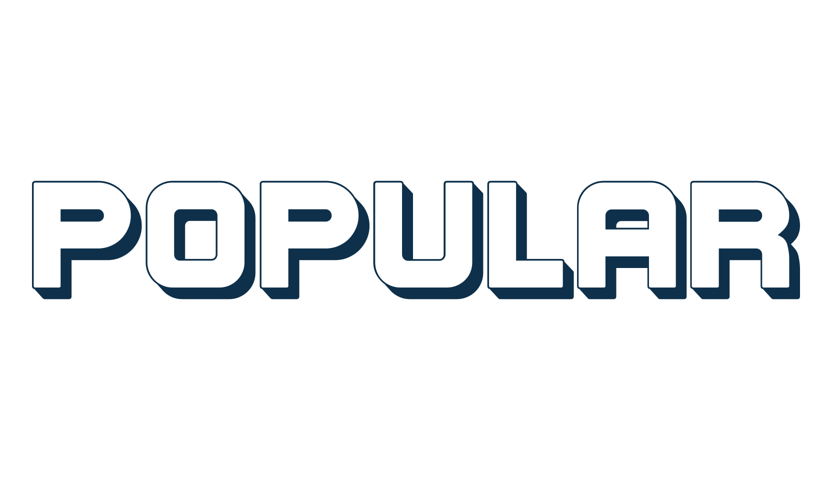 Popular, sans serif font preview