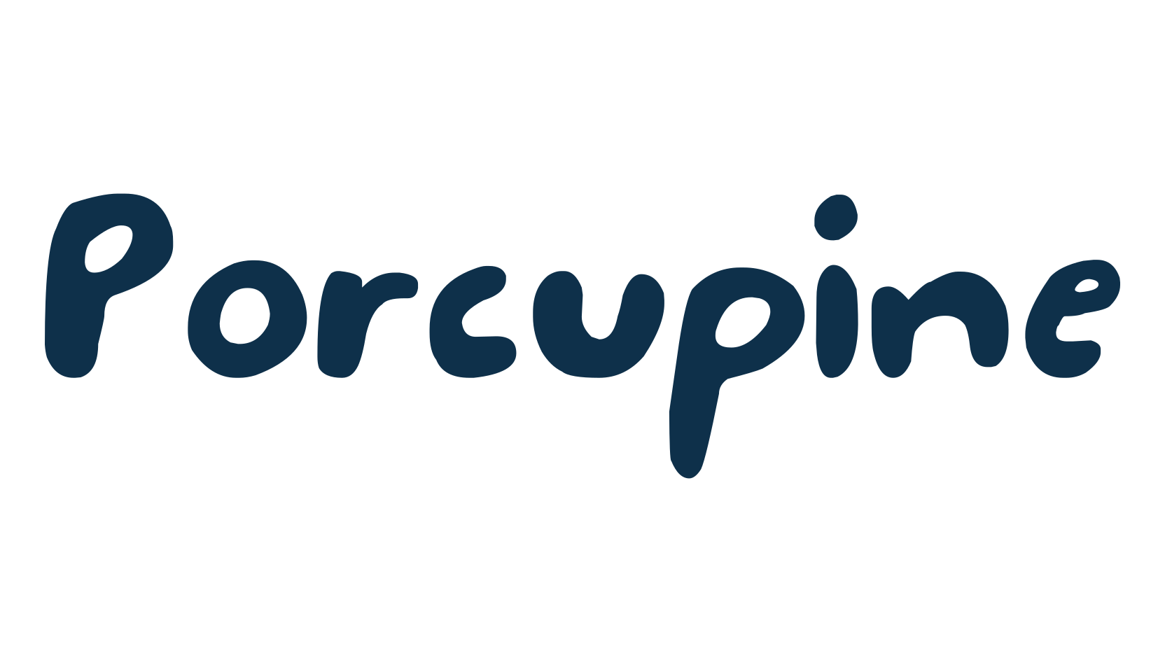 Porcupine, fancy cartoon decorative comic font preview