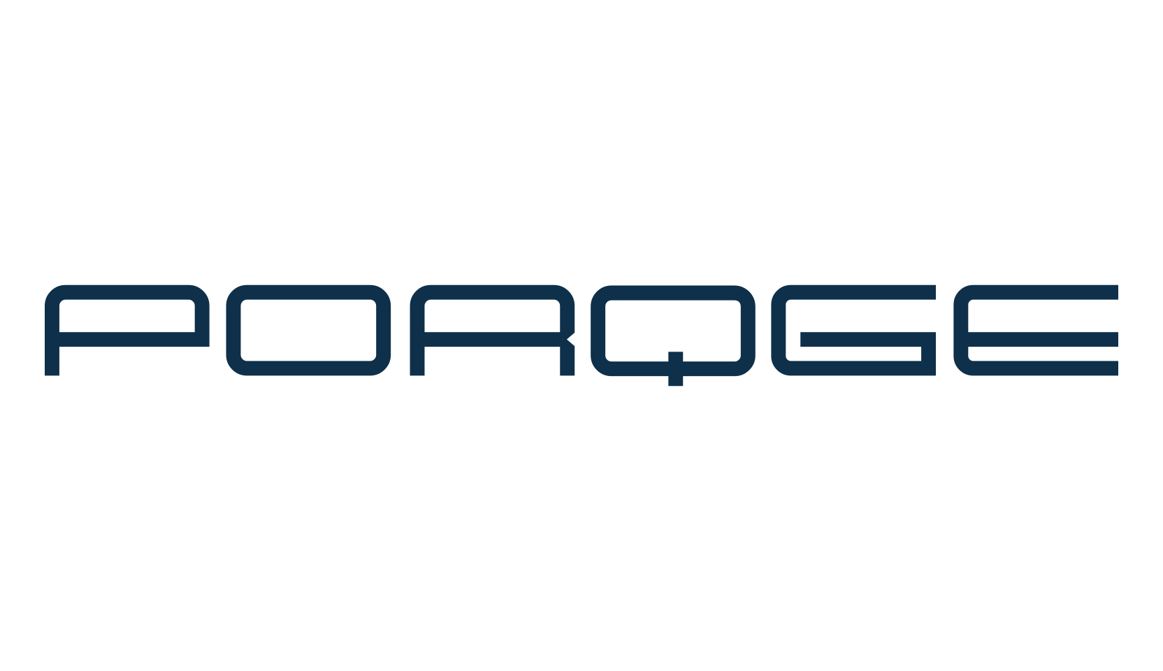 Porqge, fancy various techno sci-fi font preview