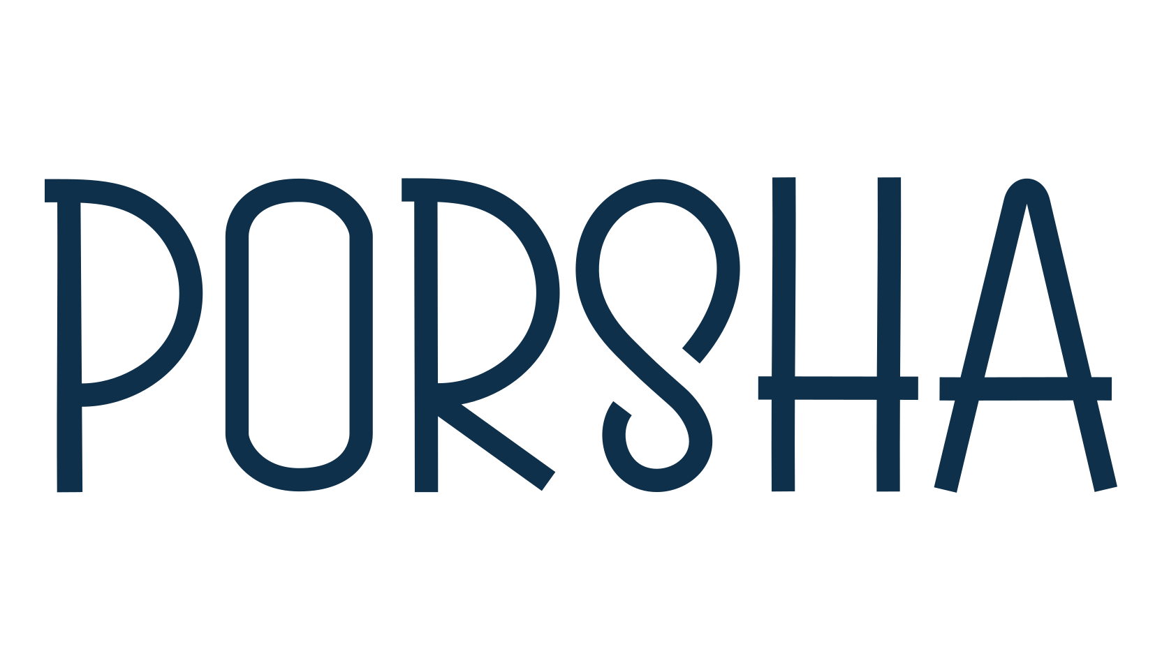 Porsha, fancy various decorative font preview