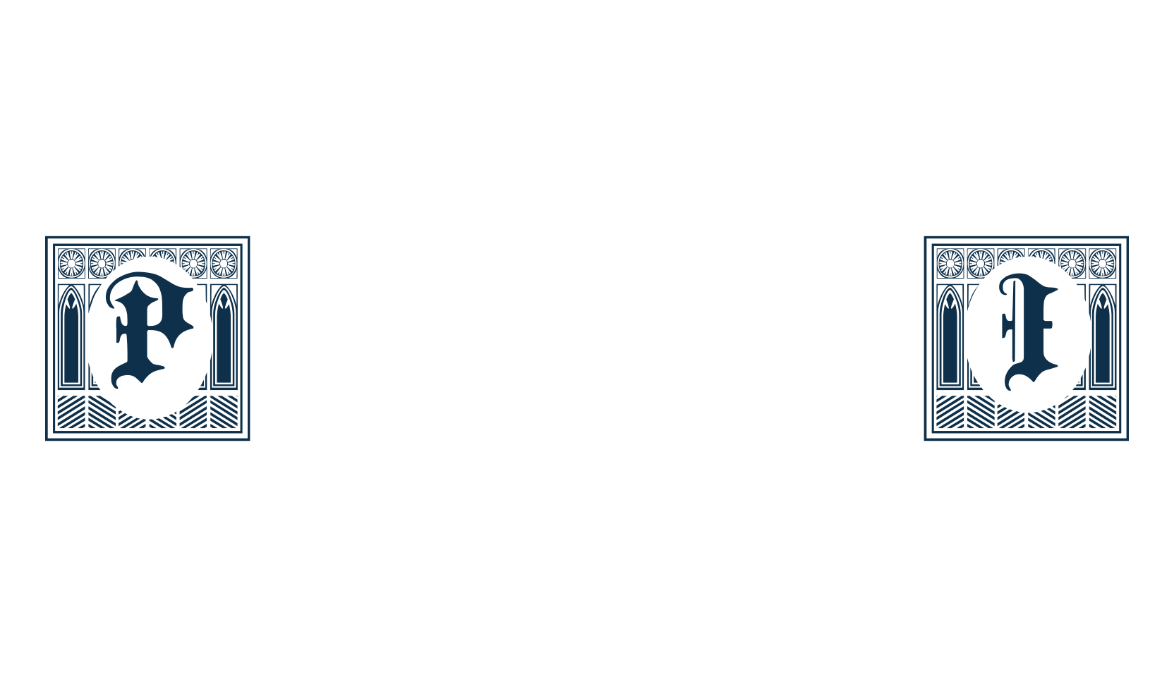 Portculliard Initials, fancy initials gothic font preview