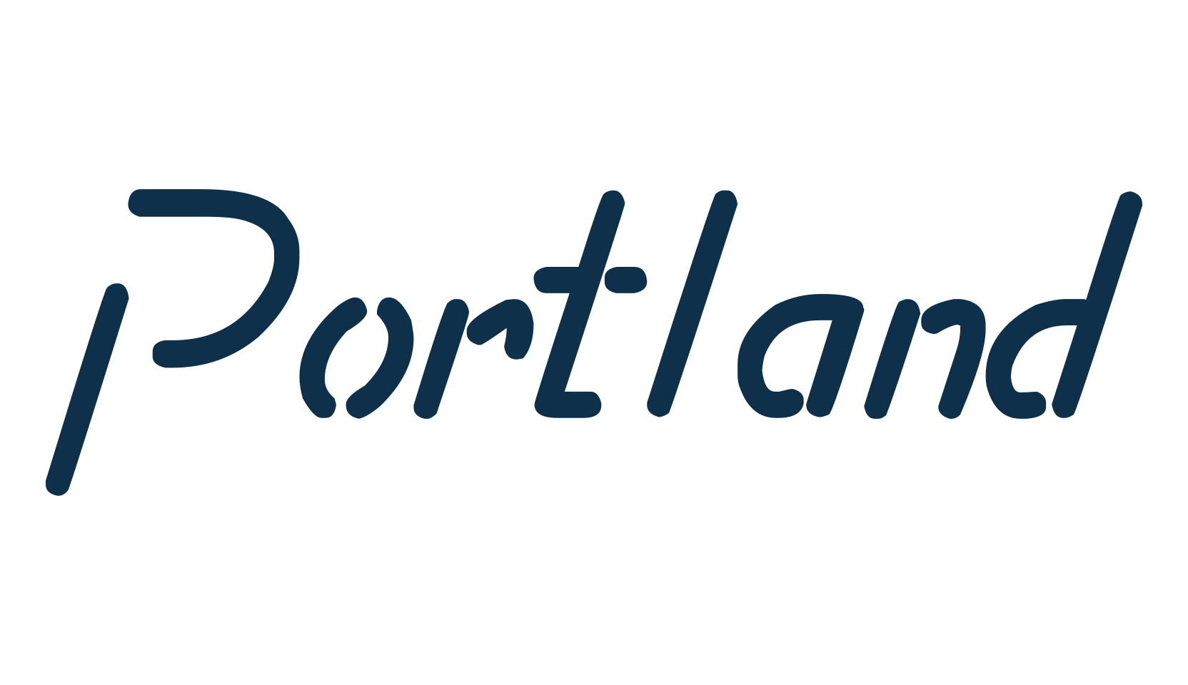 Portland (portland-2), fancy various decorative font preview