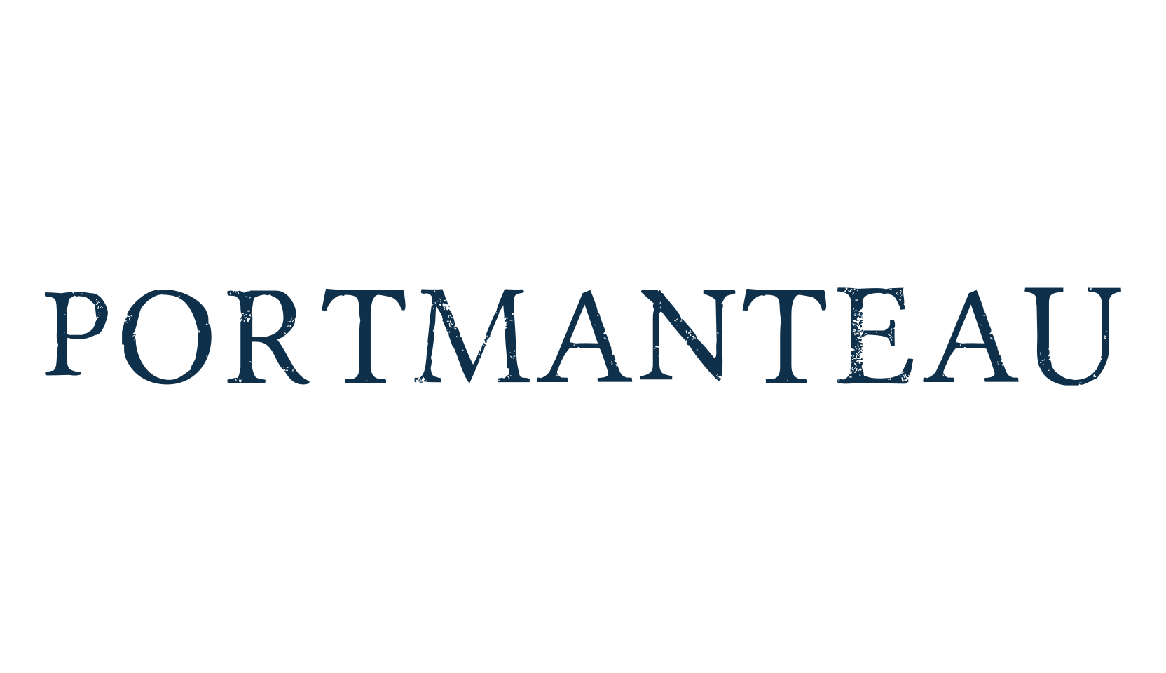 Portmanteau, fancy eroded decorative font preview