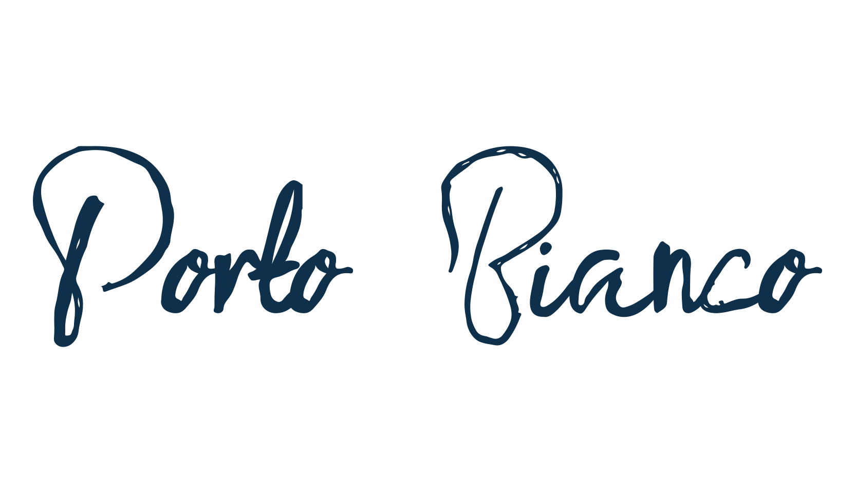 Porto Bianco, brush font preview