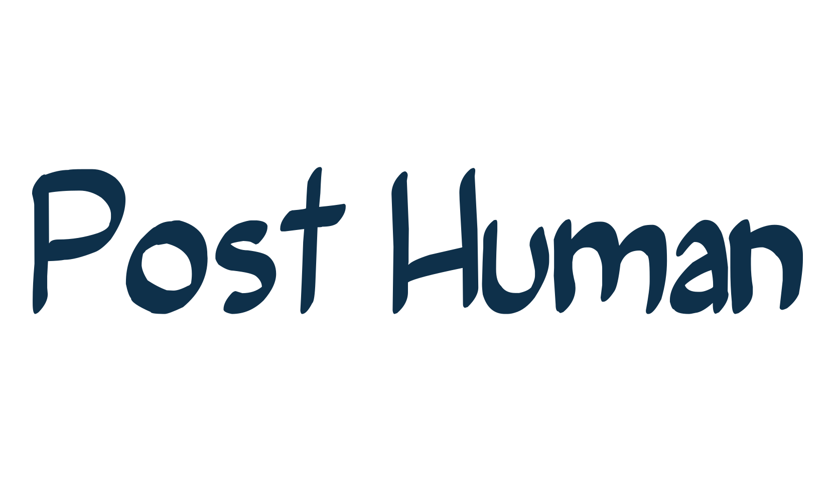 Post Human, fancy cartoon decorative comic font preview