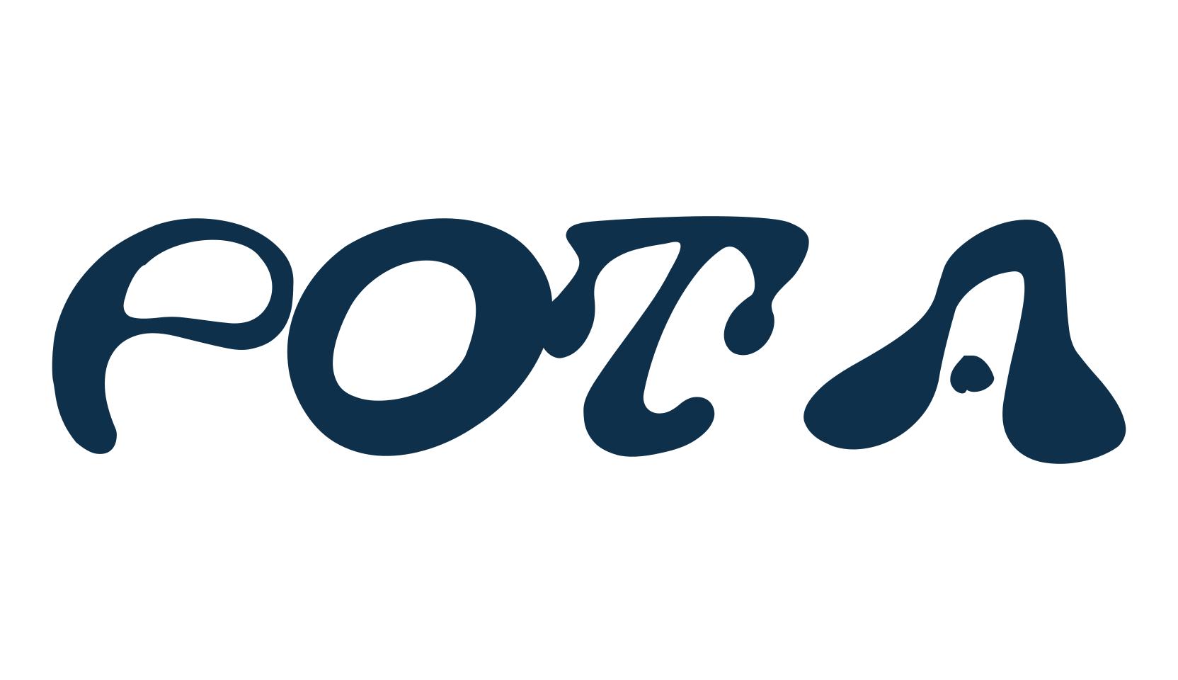 Pota, cartoon font preview