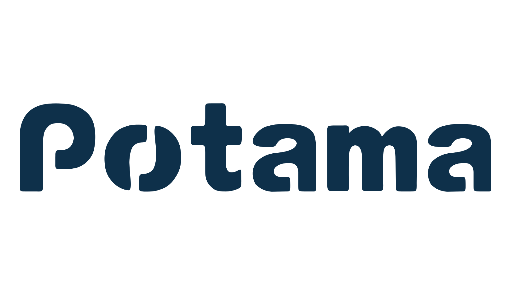 Potama, stencil, army font preview