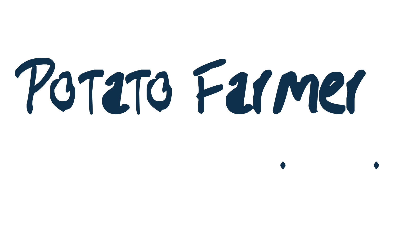 Potato Farmer, script handwritten fancy decorative calligraphy font preview