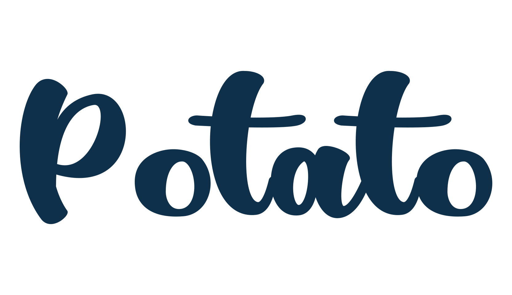 Potato (potato), display market font preview
