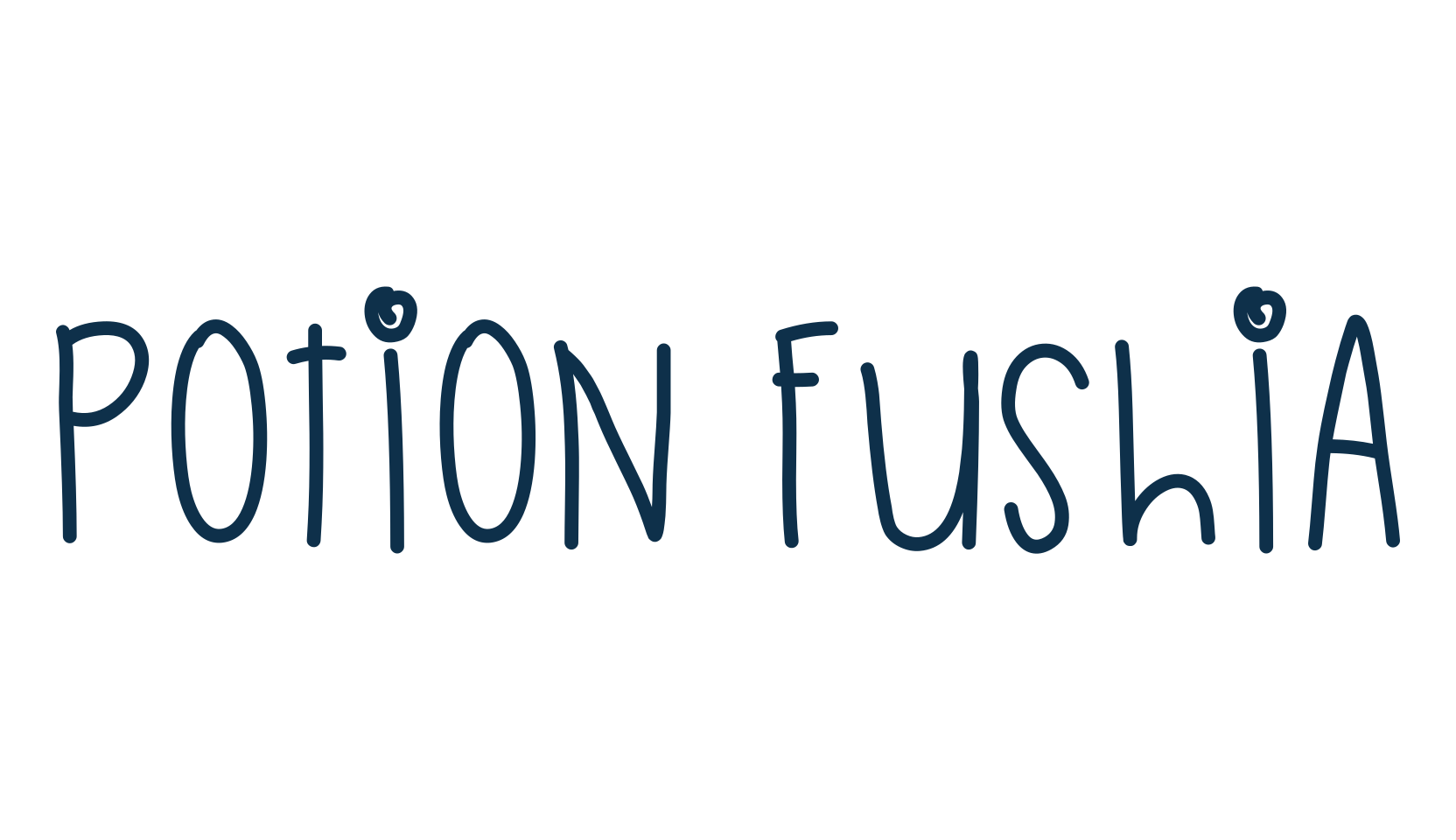 Potion Fushia, script handwritten fancy decorative calligraphy font preview