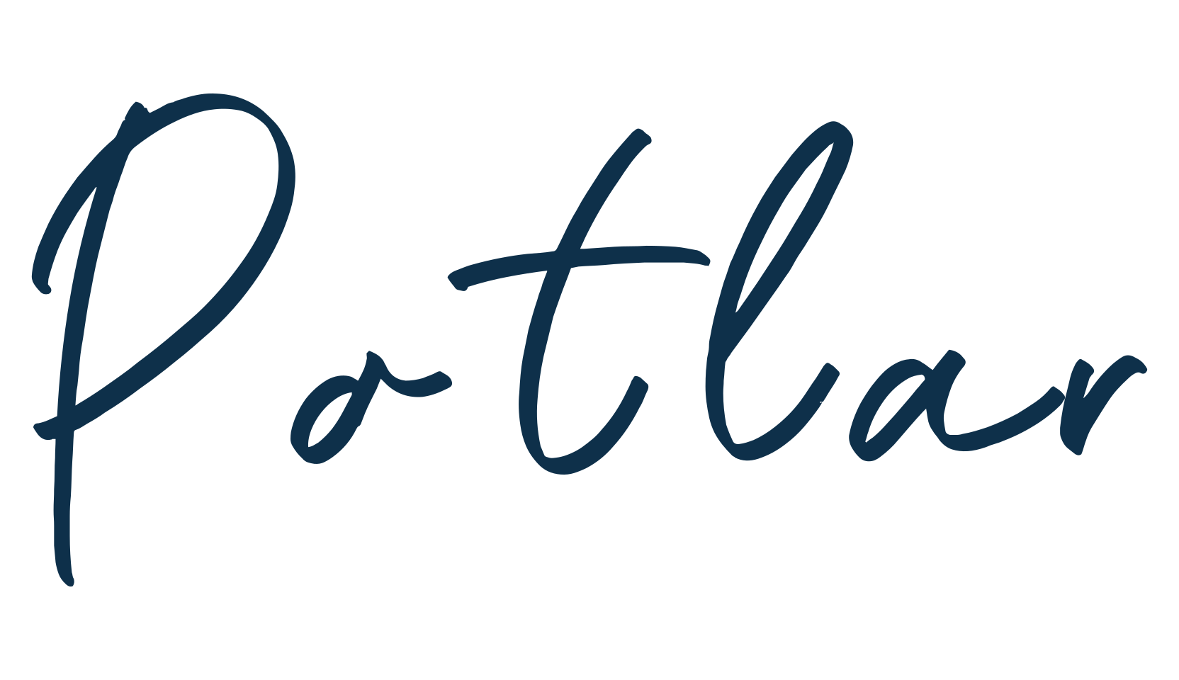 Potlar, handwriting font preview