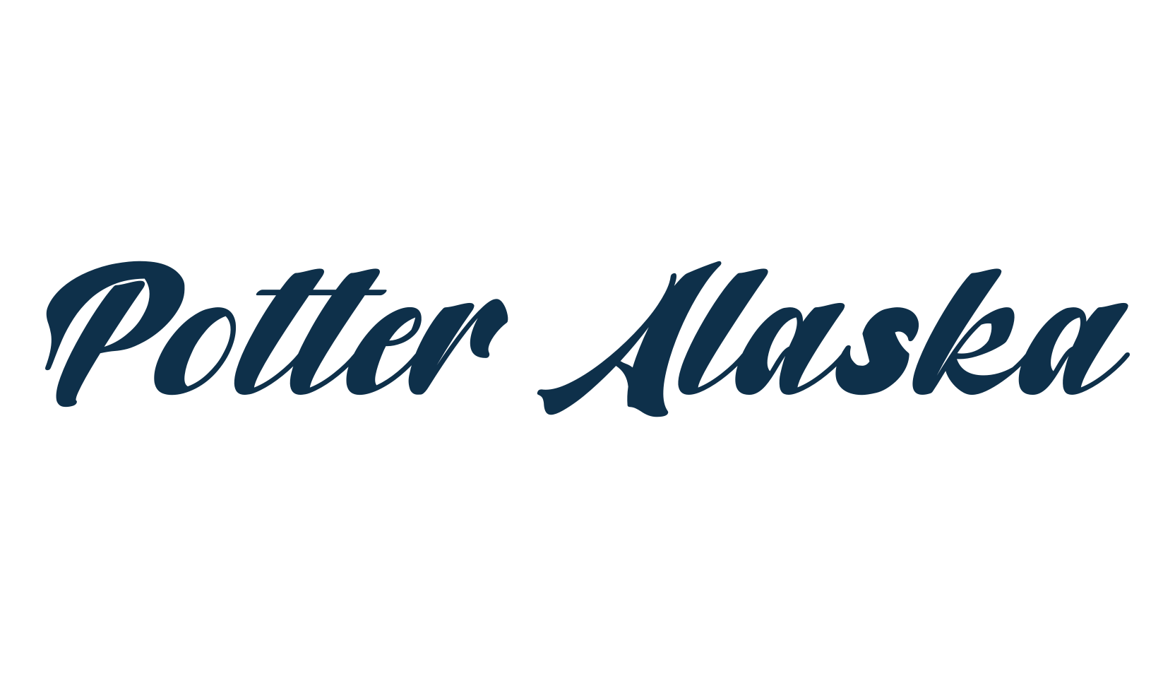 Potter Alaska, fancy decorative font preview