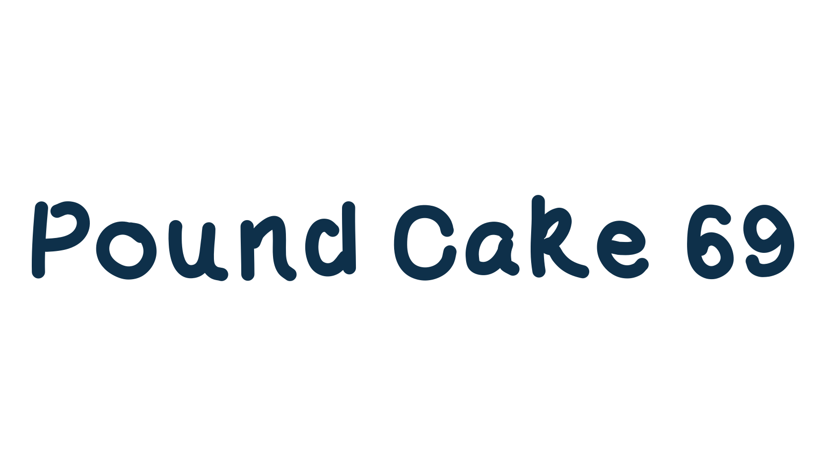 Pound Cake 69, script handwritten fancy decorative calligraphy font preview