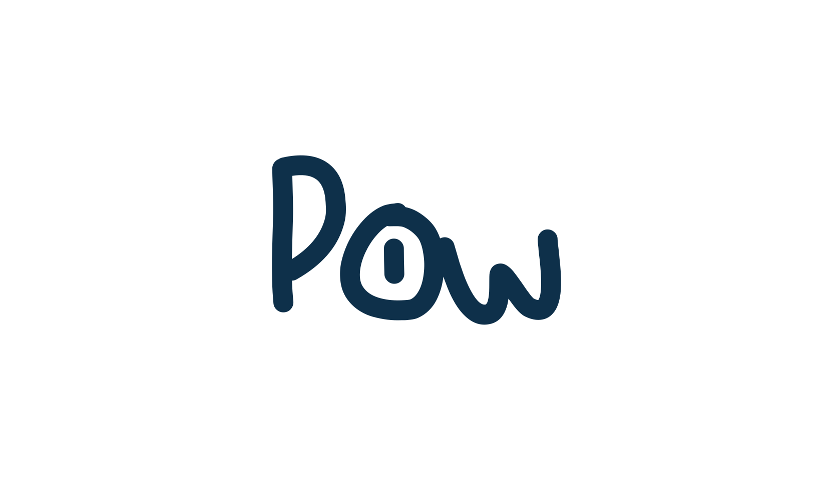 Pow, script handwritten fancy decorative calligraphy font preview
