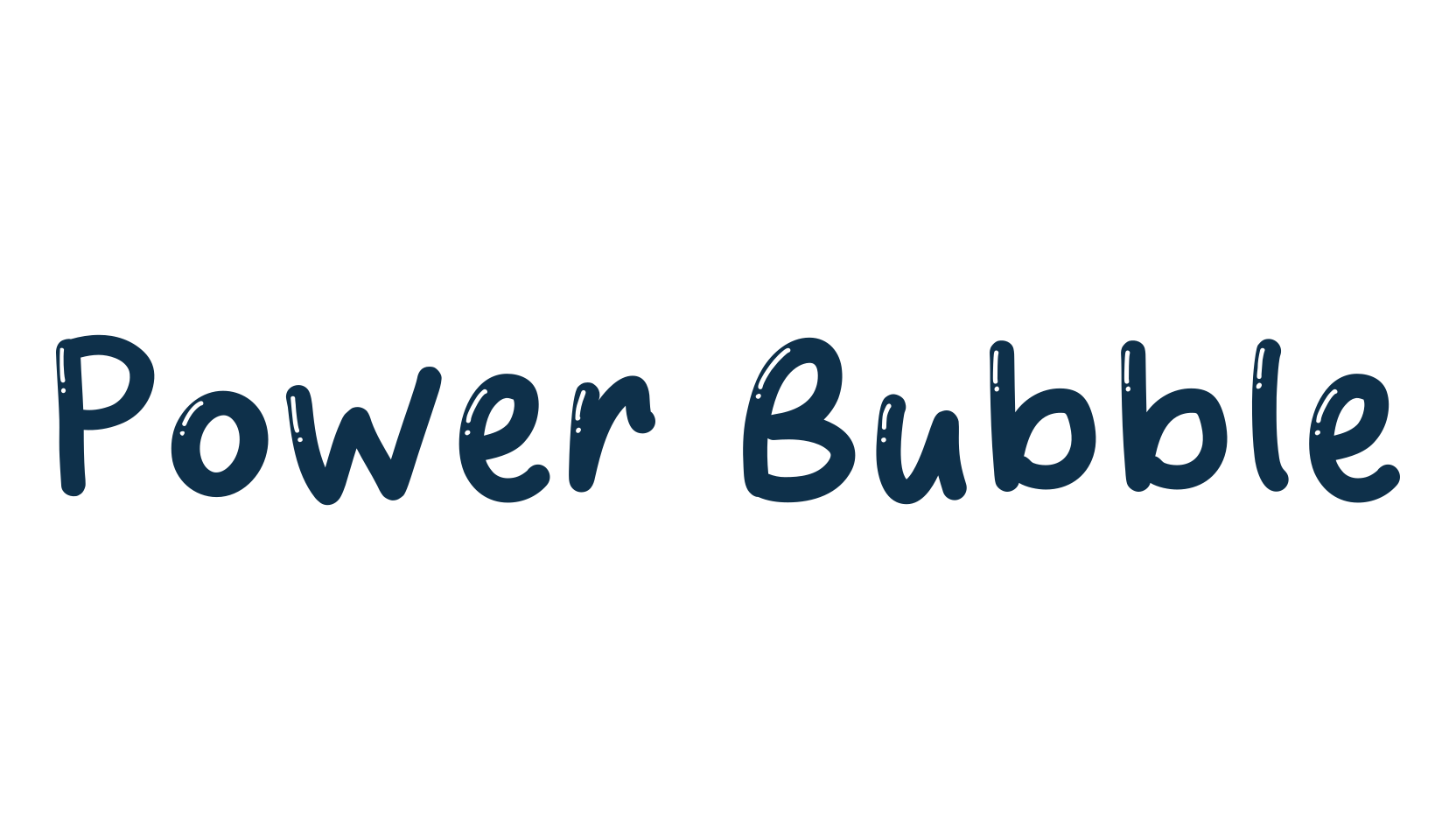Power Bubble, fancy cartoon decorative font preview