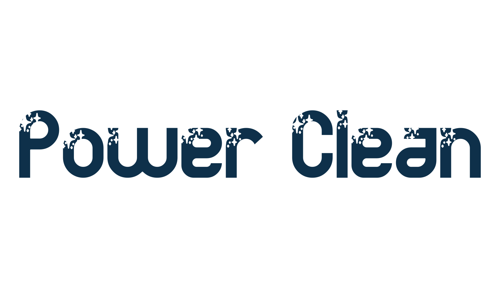 Power Clean, decorative font preview