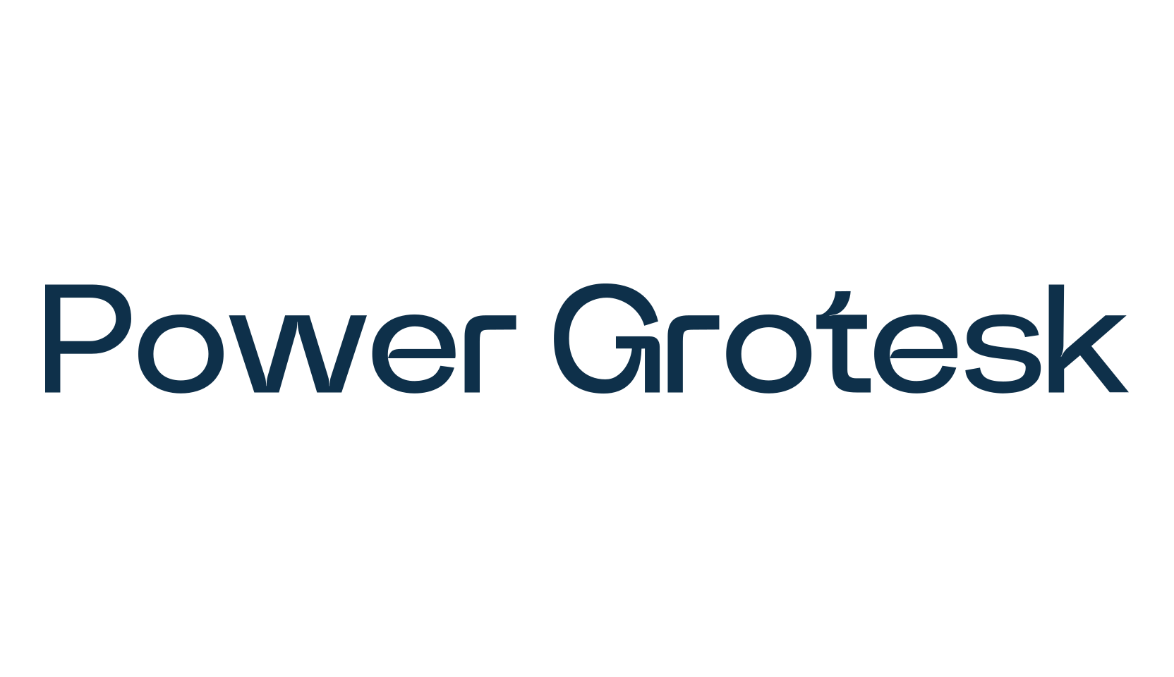 Power Grotesk, sans serif font preview