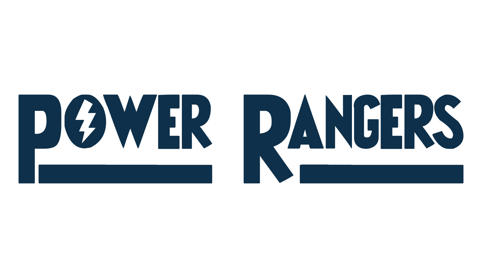Power Rangers, fancy various decorative font preview