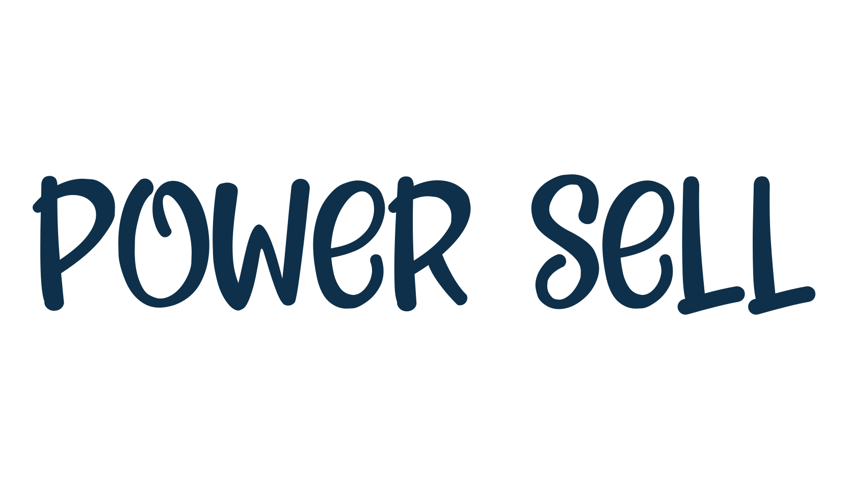 Power Sell, cartoon font preview