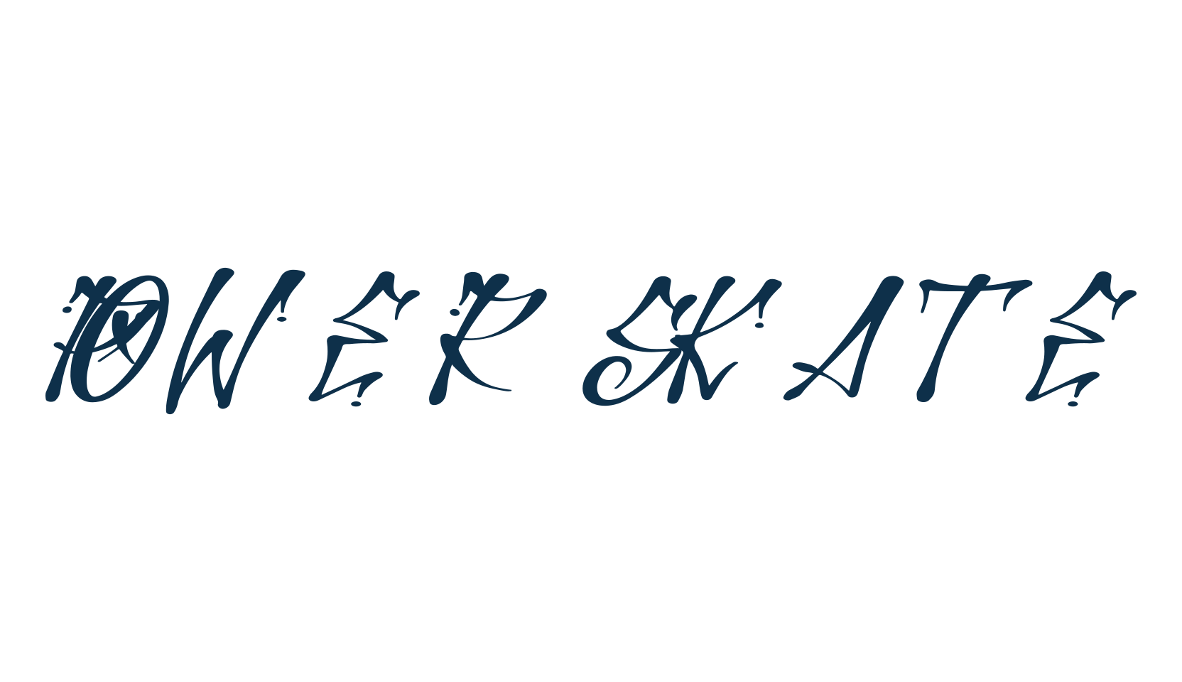 Power Skate, script graffiti fancy decorative calligraphy font preview