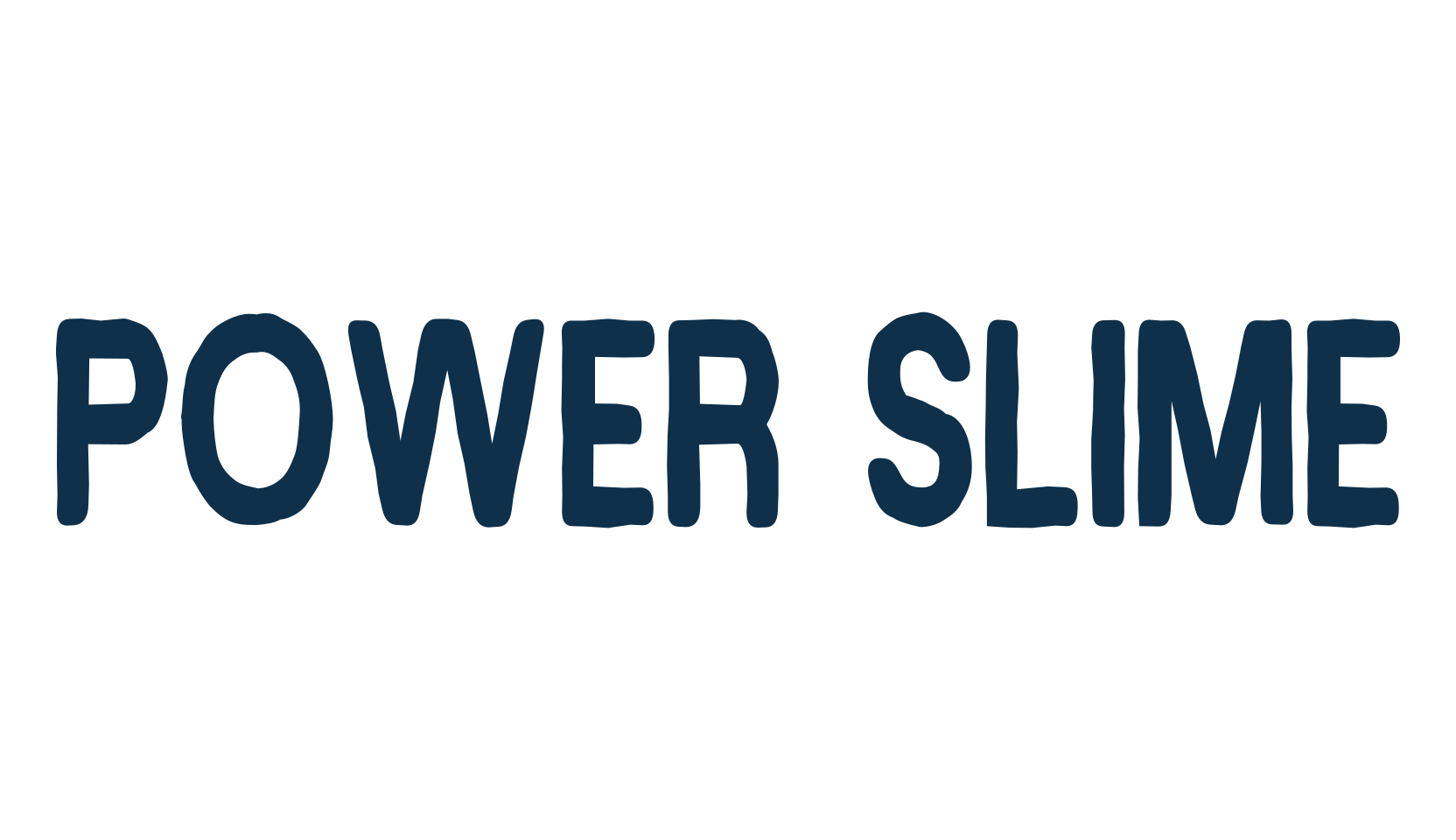 Power Slime, fancy eroded decorative font preview