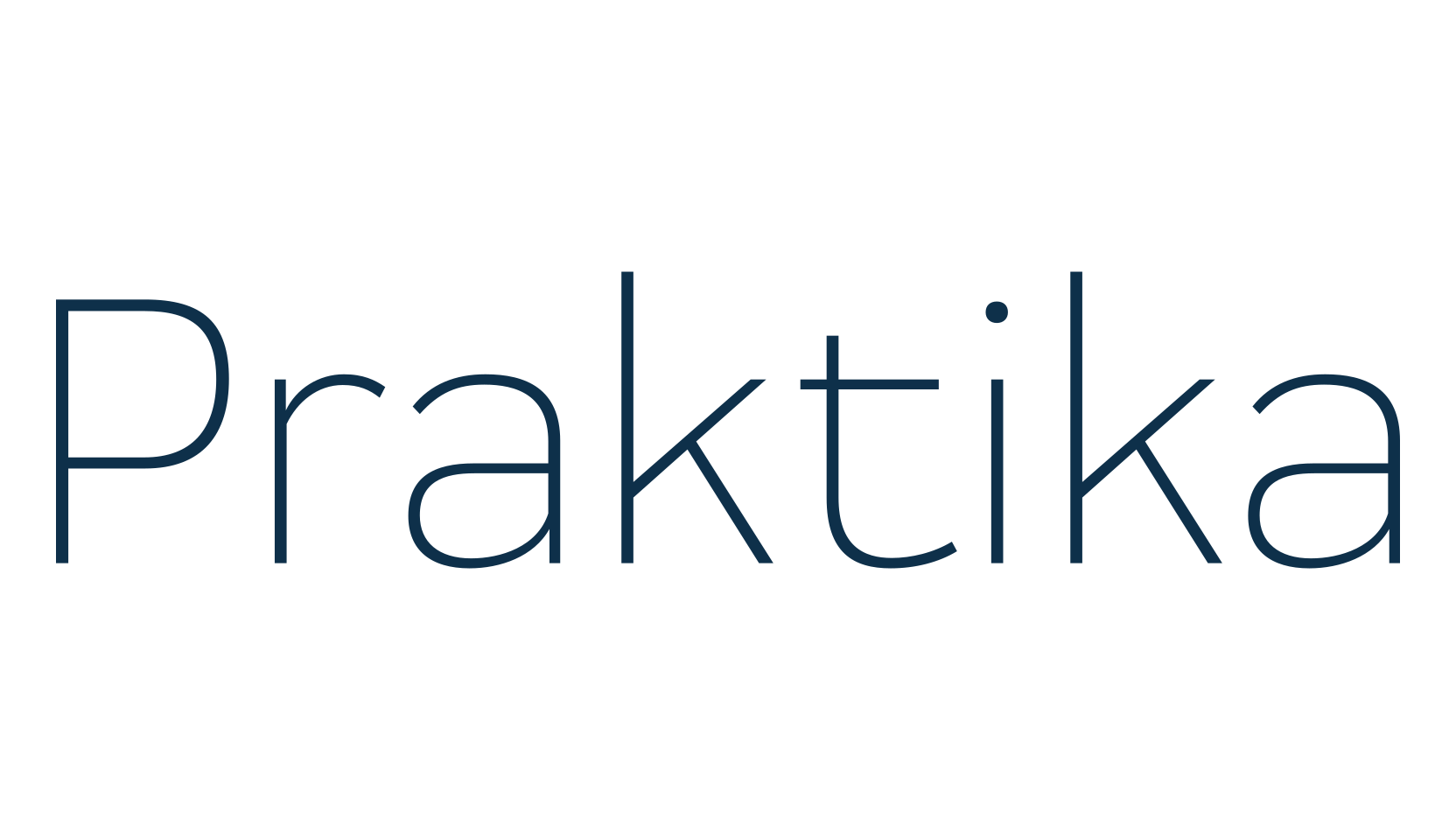 Praktika, basic sans serif font preview
