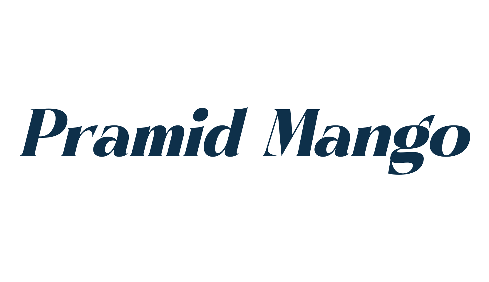 Pramid Mango, serif font preview