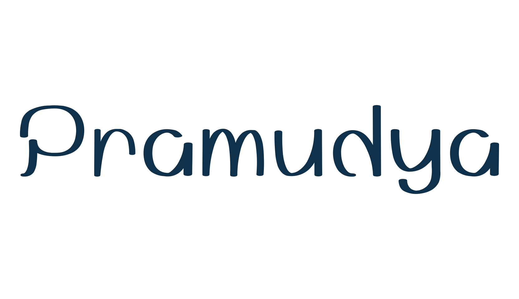 Pramudya, various font preview