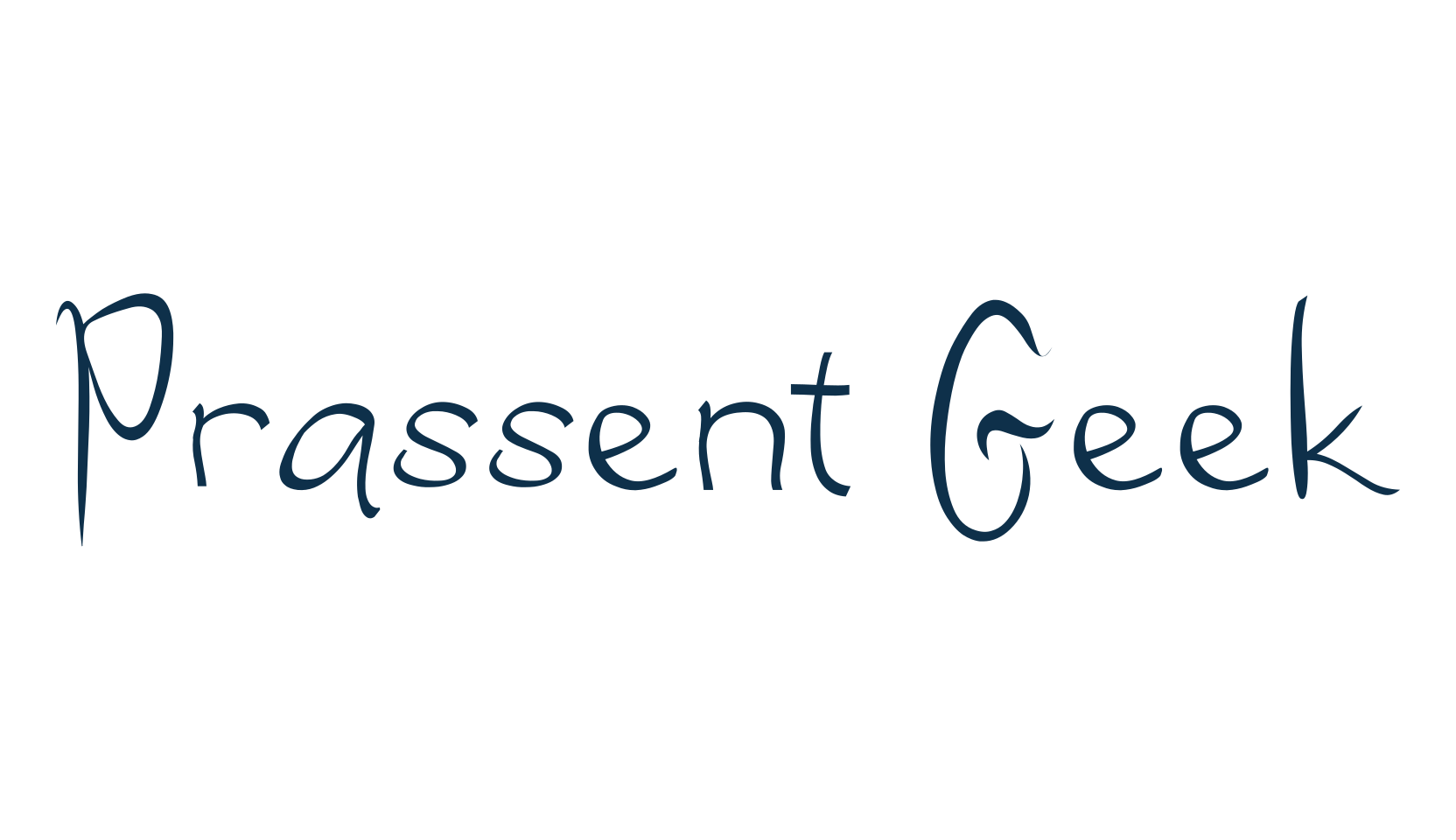Prassent Geek, fancy decorative font preview