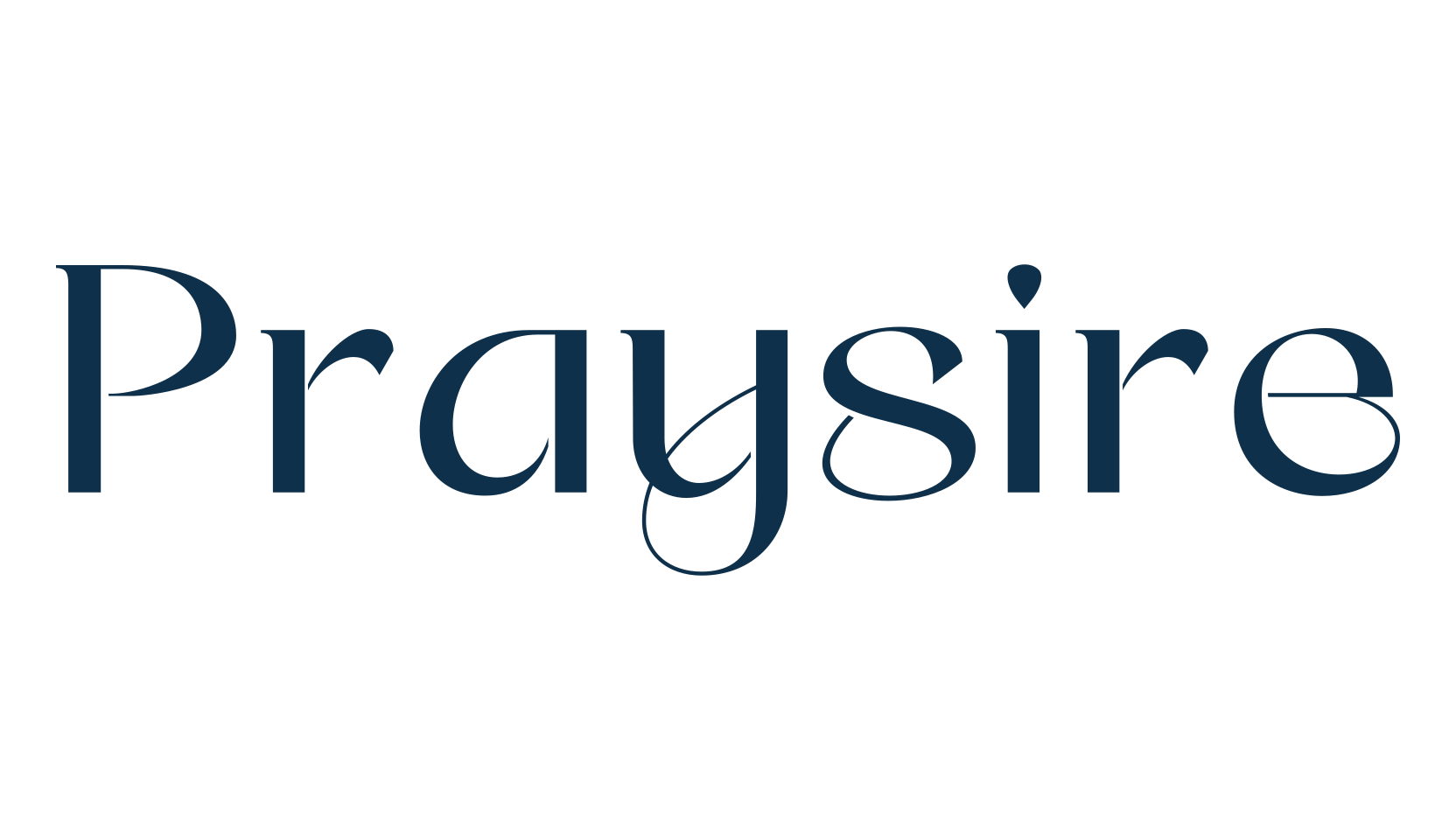 Praysire, basic serif font preview