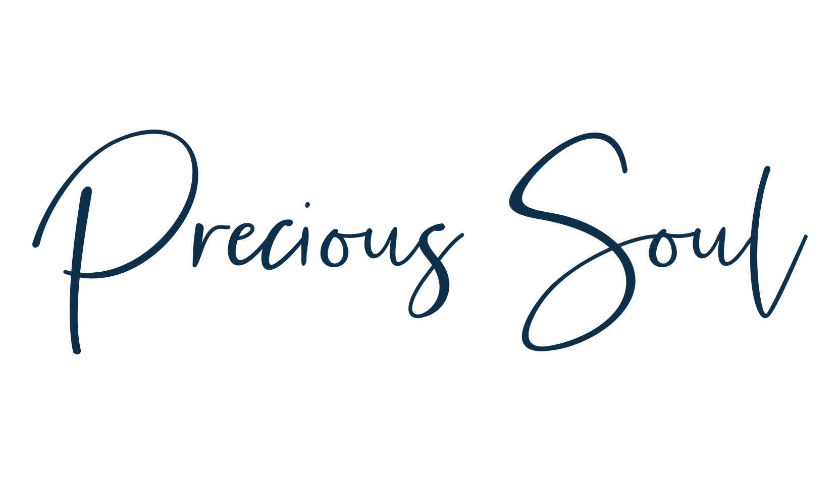 Precious Soul, handwriting font preview