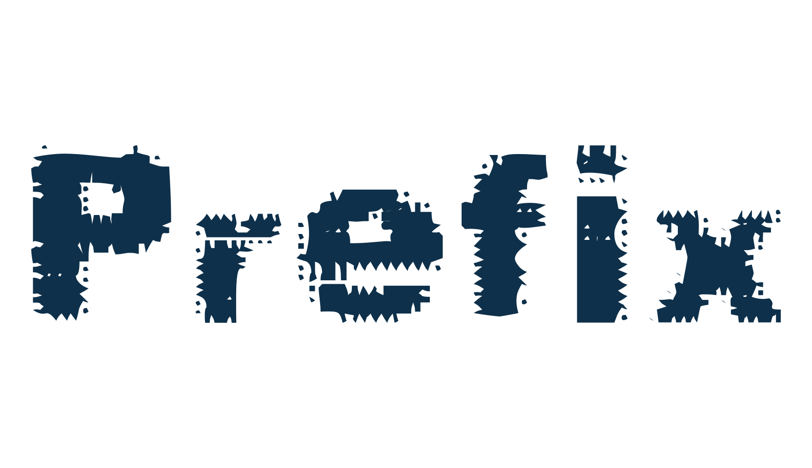 Prefix, fancy destroy decorative font preview