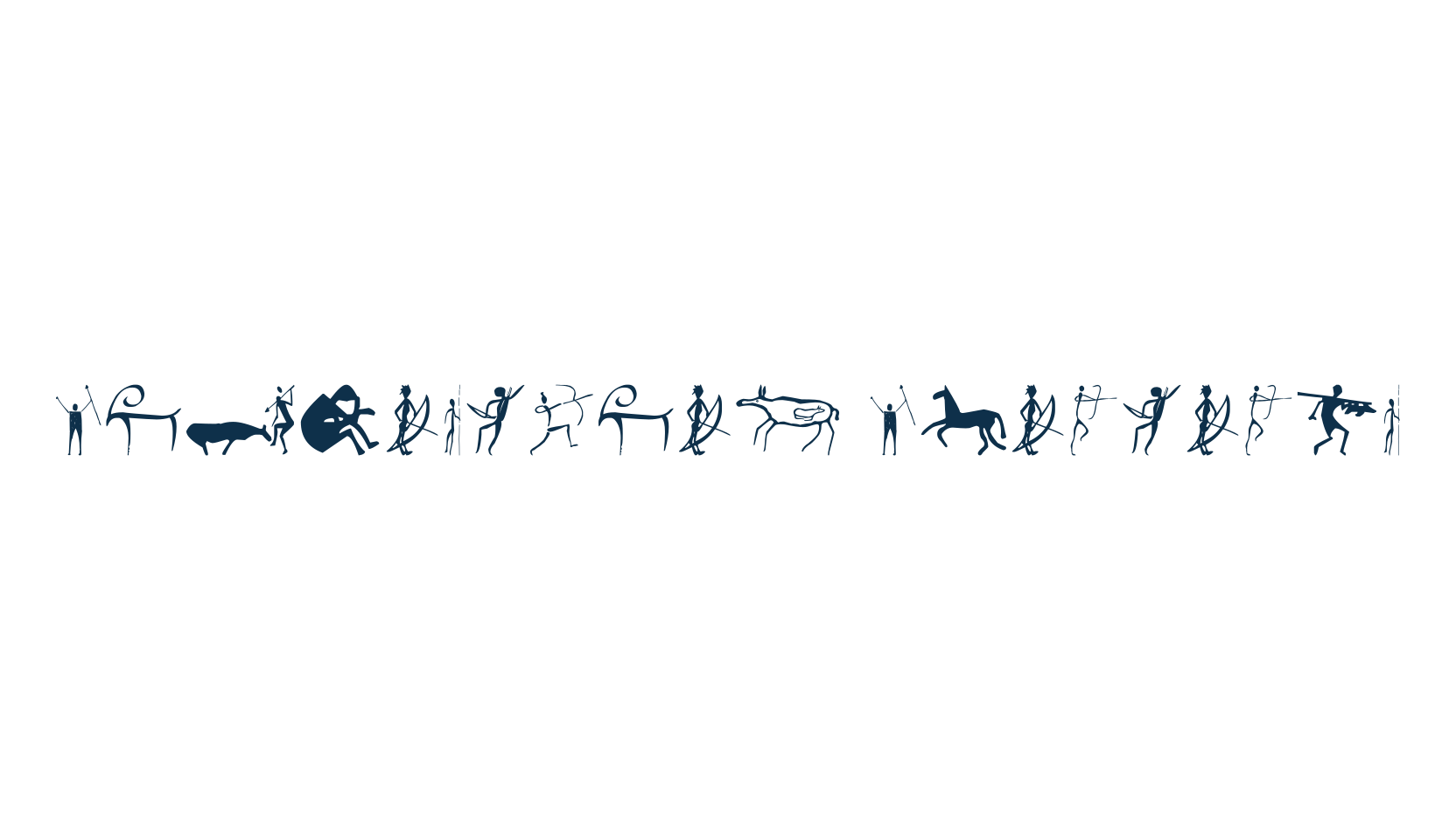 Prehistoric Paintings, display market font preview