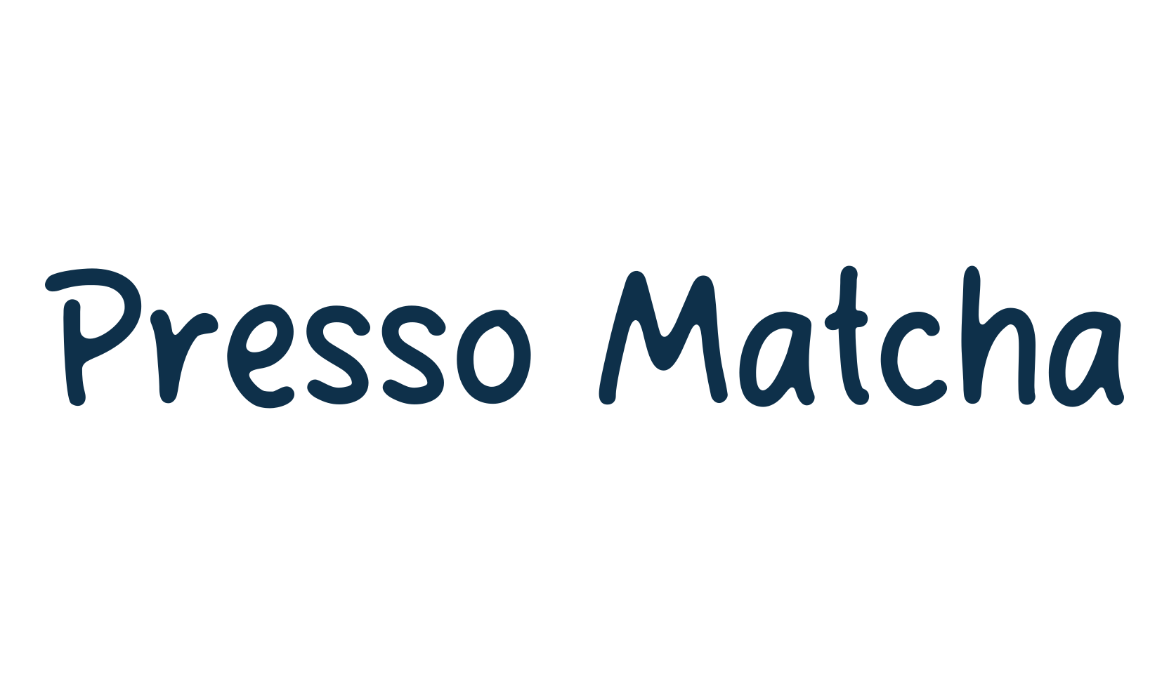 Presso Matcha, script handwritten fancy decorative calligraphy font preview