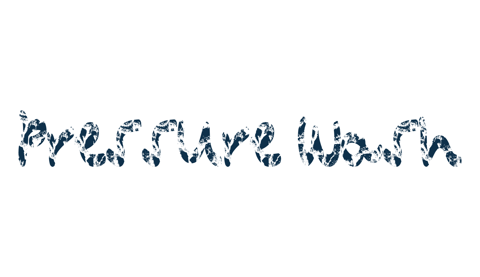 Pressure Wash, trash font preview